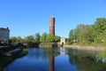 Agua torre en Suecia 