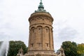 Water Tower Landmark in Mannheim Royalty Free Stock Photo