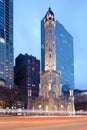 Water Tower at Michigan Avenue in Chicago