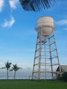 Water tower of Mount Sea Resort at Cavite Philippines Royalty Free Stock Photo