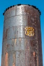 Water tower on Route 66 Royalty Free Stock Photo