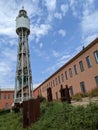 Water tower in town of Palafrugell, Catalonia, Spain