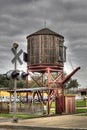 Water Tower for train Royalty Free Stock Photo