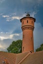 The water tower in ?winouj?cie Royalty Free Stock Photo