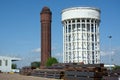 Water towers. Salt & Pepper Pots, Goole, East Riding of Yorkshire, UK