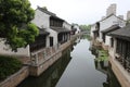 The water towns in Wuxi feature the characteristics of the southern region of the Yangtze River Royalty Free Stock Photo