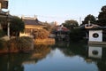 The water towns in Wuxi feature the characteristics of the southern region of the Yangtze River Royalty Free Stock Photo