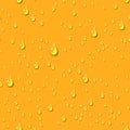 Water transparent drops beer seamless pattern. Royalty Free Stock Photo