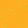 Water transparent drops beer seamless pattern.