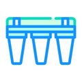 Water treatment factory tool color icon vector illustration Royalty Free Stock Photo