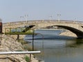 Water uptake on a canal on a base in Iraq