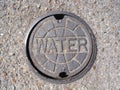 Water Utility Cover Royalty Free Stock Photo