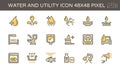 Water utility icon