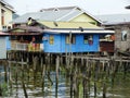 The water village or Kampung Ayer - village on water in Bandar Seri Begawan, Brunei