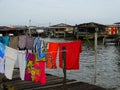 The water village or Kampung Ayer - village on water in Bandar Seri Begawan, Brunei