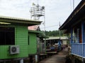 The water village or Kampung Ayer - village on water in Bandar Seri Begawan, Brunei