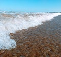 Wave sea clise up Royalty Free Stock Photo