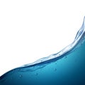 Water wave clean liquid background. Blue sea wave water surface, fresh ocean underwater