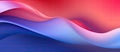 Water wave in electric blue, violet, and magenta on red and blue background Royalty Free Stock Photo