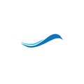 Water wave icon vector