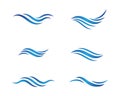 Water wave icon vector illustration