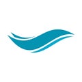 Water waveocean logo Royalty Free Stock Photo