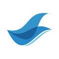 Water waveocean logo Royalty Free Stock Photo