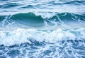 Water waves in a calm and peacef strange old Royalty Free Stock Photo