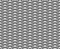 Water waves seamless pattern, vector curve lines Royalty Free Stock Photo