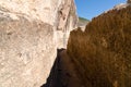 Water way on stone, Amasya, Turkey Royalty Free Stock Photo