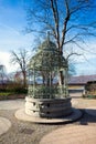 Water well cistern on Schlossberg hill in Graz city