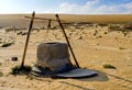 Water well in Desert Royalty Free Stock Photo