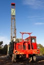 Water well drilling truck