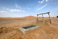 Water well in Sahara Desert, Morocco Royalty Free Stock Photo