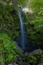 Water from West Beck fall 70 feet creating The Mallyan Spout waterfall Royalty Free Stock Photo