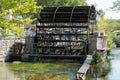 Water wheel in l`Isle sur la Sorgue in avignon Vaucluse Provence-Alpes-Cote d`Azur France Royalty Free Stock Photo