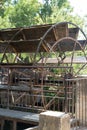 Water wheel in l`Isle sur la Sorgue Luberon in France Royalty Free Stock Photo