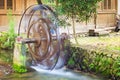Water wheels in old town Yantou, China Royalty Free Stock Photo