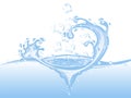Water whirpool Royalty Free Stock Photo