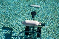 Waterbike in the pool Royalty Free Stock Photo