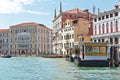 Waterbus stop S.Toma in Grand Canal, Venice