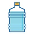 Watercan. Vector illustration decorative design