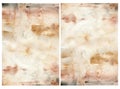 Watercolor abstract background with beige, red, pink and yelllow spots. Hand painted pastel illustration isolated on