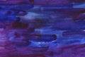 Watercolor abstract background. Blue and purple paint strokes. Watercolor waves.