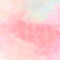 Watercolor abstract background, hand-painted texture, watercolor pink and coral stains. Pastel delicate background