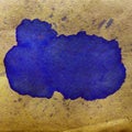 Watercolor abstract background paint blue, brown