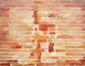 Watercolor of abstract brick wall