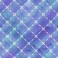Watercolor abstract geometric stripe plaid seamless pattern with white decoration contour line Royalty Free Stock Photo