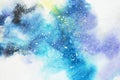 Watercolor abstract painting. Water colour drawing. Colorful blots texture background.