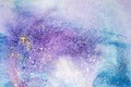 Watercolor abstract painting. Water colour drawing. Colorful blots texture background. Royalty Free Stock Photo